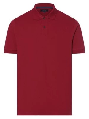 Zdjęcie produktu Andrew James Męska koszulka polo Mężczyźni Bawełna czerwony jednolity,