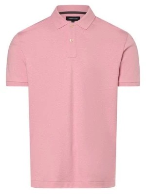 Zdjęcie produktu Andrew James Męska koszulka polo Mężczyźni Bawełna różowy marmurkowy,
