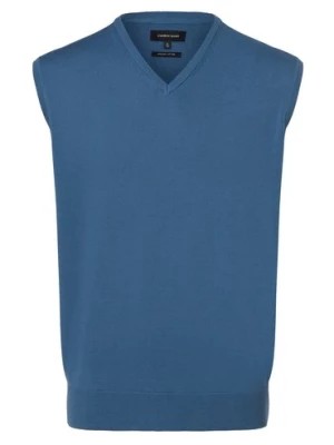 Zdjęcie produktu Andrew James Męski sweter Mężczyźni Bawełna niebieski jednolity,