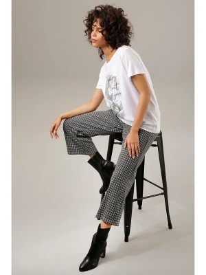 Zdjęcie produktu Aniston Spodnie w kolorze czarno-białym rozmiar: 36