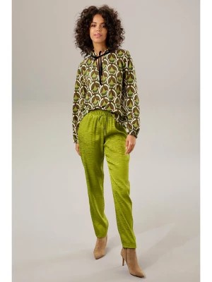 Zdjęcie produktu Aniston Spodnie w kolorze zielonym rozmiar: 40