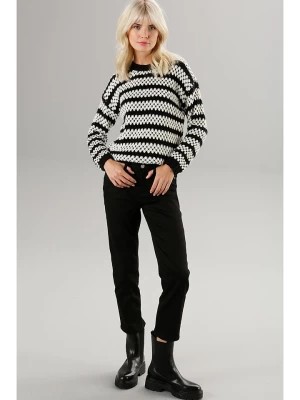 Zdjęcie produktu Aniston Sweter w kolorze czarno-białym rozmiar: 44