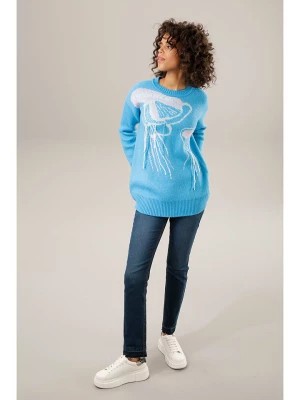 Zdjęcie produktu Aniston Sweter w kolorze niebieskim rozmiar: 36