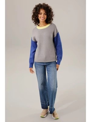 Zdjęcie produktu Aniston Sweter w kolorze szaro-niebieskim rozmiar: 38