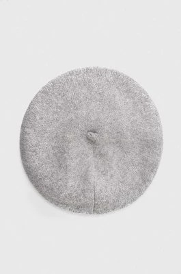 Zdjęcie produktu Answear Lab beret wełniany kolor szary wełniany