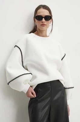 Zdjęcie produktu Answear Lab bluza bawełniana damska kolor biały z aplikacją