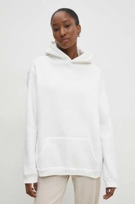 Zdjęcie produktu Answear Lab bluza damska kolor biały z kapturem gładka