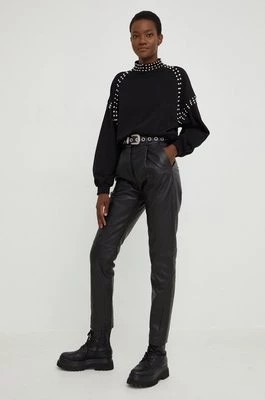 Zdjęcie produktu Answear Lab bluza damska kolor czarny gładka