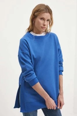 Zdjęcie produktu Answear Lab bluza damska kolor niebieski gładka