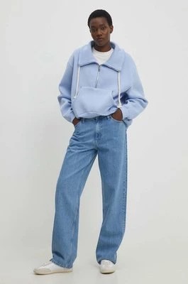 Zdjęcie produktu Answear Lab bluza damska kolor niebieski melanżowa
