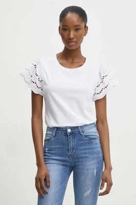 Zdjęcie produktu Answear Lab bluzka damska kolor biały gładka