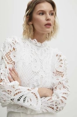 Zdjęcie produktu Answear Lab bluzka damska kolor biały wzorzysta