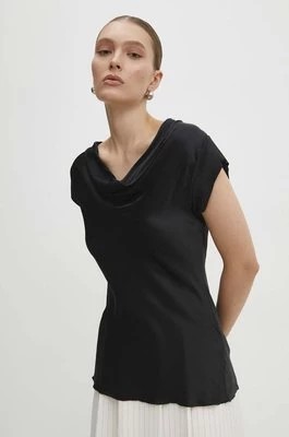 Zdjęcie produktu Answear Lab bluzka damska kolor czarny gładka
