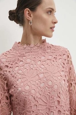 Zdjęcie produktu Answear Lab bluzka damska kolor różowy gładka