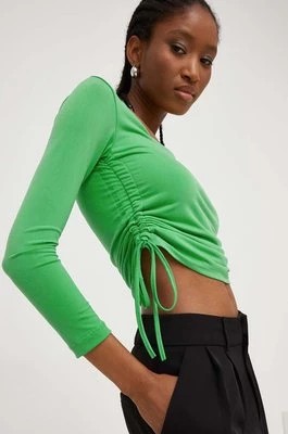 Zdjęcie produktu Answear Lab bluzka damska kolor zielony gładka