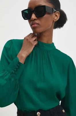 Zdjęcie produktu Answear Lab bluzka damska kolor zielony gładka