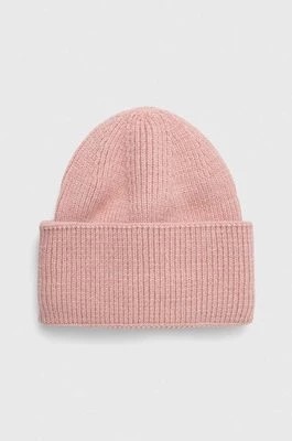 Zdjęcie produktu Answear Lab czapka kolor różowy z grubej dzianiny