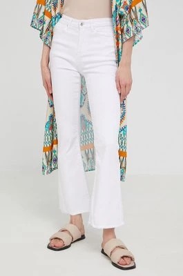 Zdjęcie produktu Answear Lab jeansy damskie kolor biały high waist