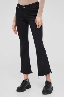 Zdjęcie produktu Answear Lab jeansy damskie kolor czarny dopasowane medium waist