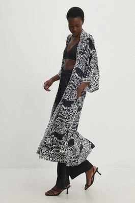 Zdjęcie produktu Answear Lab kimono kolor czarny wzorzysta