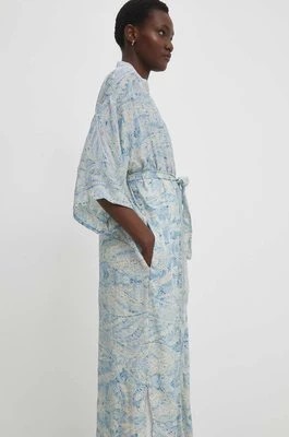 Zdjęcie produktu Answear Lab kimono kolor niebieski wzorzysta
