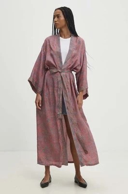 Zdjęcie produktu Answear Lab kimono kolor różowy wzorzysta