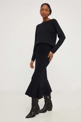 Zdjęcie produktu Answear Lab komplet - sweter i spódnica kolor czarny