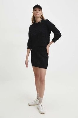 Zdjęcie produktu Answear Lab komplet sweter i spódnica kolor czarny
