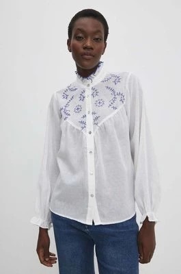 Zdjęcie produktu Answear Lab koszula damska kolor biały regular ze stójką