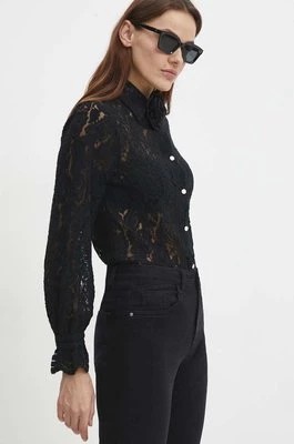 Zdjęcie produktu Answear Lab koszula damska kolor czarny regular z kołnierzykiem klasycznym