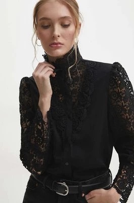 Zdjęcie produktu Answear Lab koszula damska kolor czarny regular ze stójką