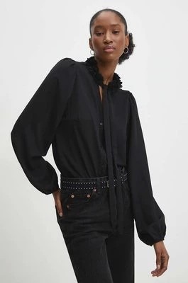 Zdjęcie produktu Answear Lab koszula damska kolor czarny regular ze stójką