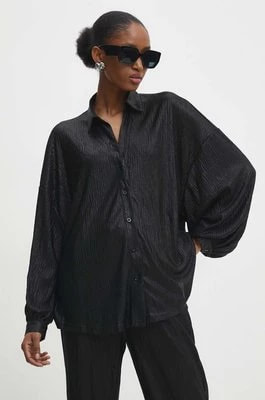 Zdjęcie produktu Answear Lab koszula damska kolor czarny relaxed z kołnierzykiem klasycznym