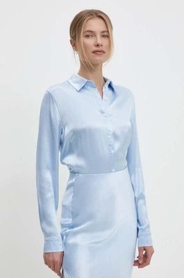 Zdjęcie produktu Answear Lab koszula damska kolor niebieski relaxed z kołnierzykiem klasycznym