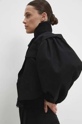 Zdjęcie produktu Answear Lab kurtka bawełniana kolor czarny przejściowa