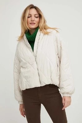 Zdjęcie produktu Answear Lab kurtka damska kolor beżowy przejściowa oversize