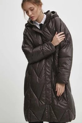 Zdjęcie produktu Answear Lab kurtka damska kolor brązowy przejściowa oversize