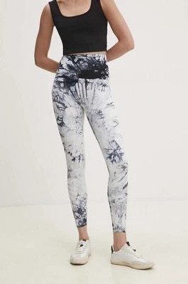 Zdjęcie produktu Answear Lab legginsy damskie kolor biały wzorzyste