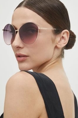Zdjęcie produktu Answear Lab okulary przeciwsłoneczne damskie kolor fioletowy