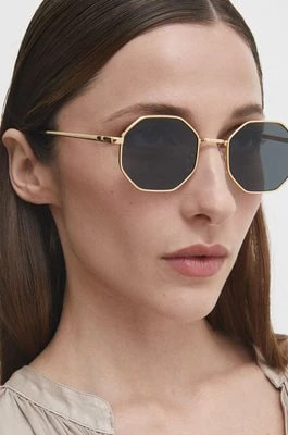 Zdjęcie produktu Answear Lab okulary przeciwsłoneczne damskie kolor złoty