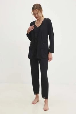 Zdjęcie produktu Answear Lab piżama damska kolor czarny