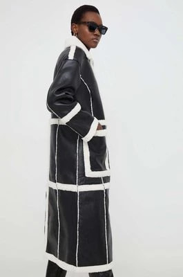 Zdjęcie produktu Answear Lab płaszcz damski kolor beżowy przejściowy
