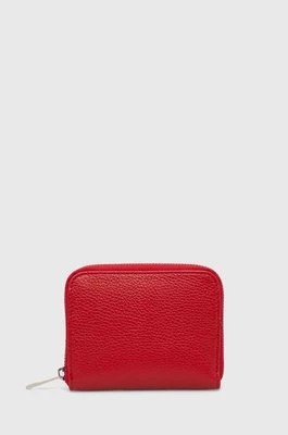 Zdjęcie produktu Answear Lab portfel skórzany kolor czerwony