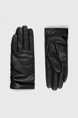 Zdjęcie produktu Answear Lab rękawiczki skórzane damskie kolor czarny