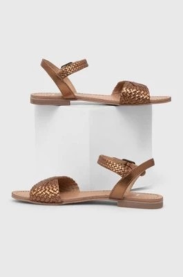 Zdjęcie produktu Answear Lab sandały skórzane damskie kolor brązowy