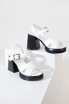 Zdjęcie produktu Answear Lab sandały skórzane kolor biały