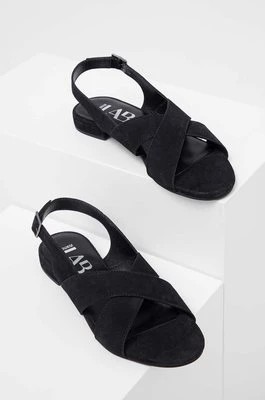 Zdjęcie produktu Answear Lab sandały zamszowe damskie kolor czarny