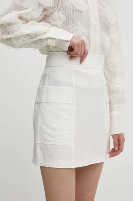 Zdjęcie produktu Answear Lab spódnica kolor biały mini prosta