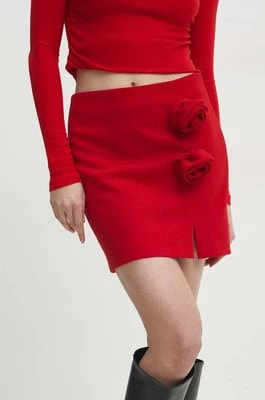 Zdjęcie produktu Answear Lab spódnica kolor czerwony mini rozkloszowana