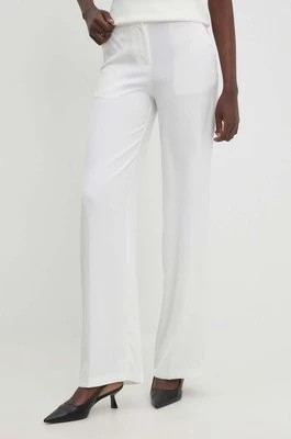 Zdjęcie produktu Answear Lab spodnie damskie kolor beżowy proste high waist